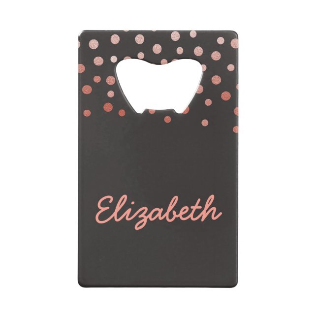 Confetti rose et noir (Devant)