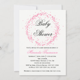 Confetti rose - Invitation Baby shower