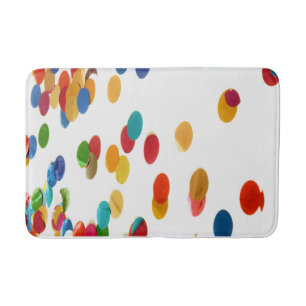 Confetti Round Bath Mat - spielerischer und bunter Badematte
