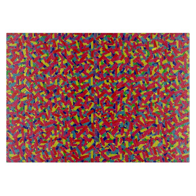 Confetti Schneidebrett (Vorderseite)