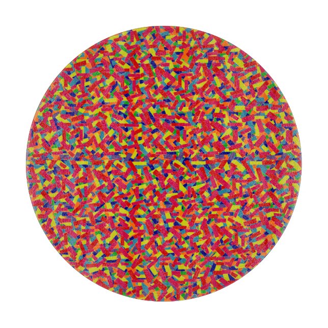 Confetti Schneidebrett (Vorderseite)