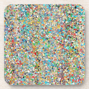 Confetti-Set mit 6 Untersetzer