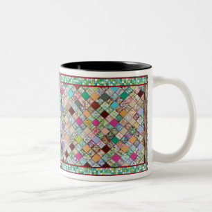 "Confetti-Steppdecken-" Tasse