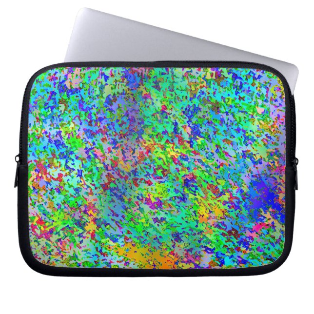 Confetti Storm Laptopschutzhülle (Vorderseite)