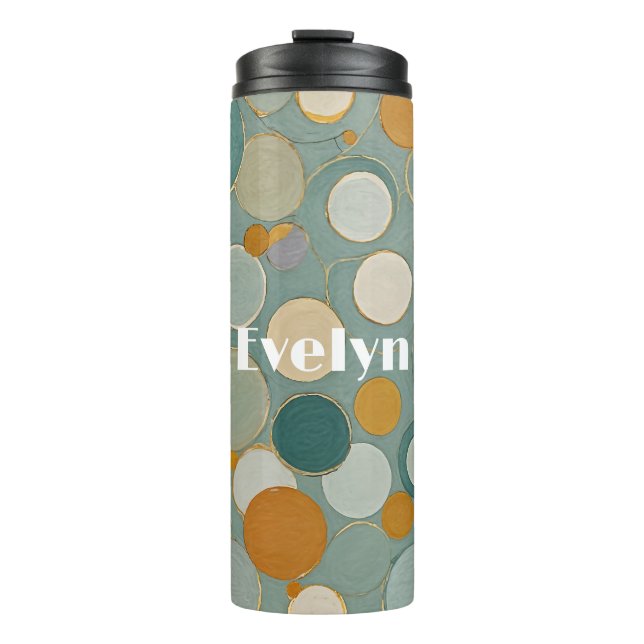 Confetti-Ströme Thermosbecher (Vorderseite)