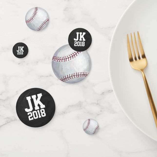 Confettis 11sur12 points de baseball personnalisés (Groupe)