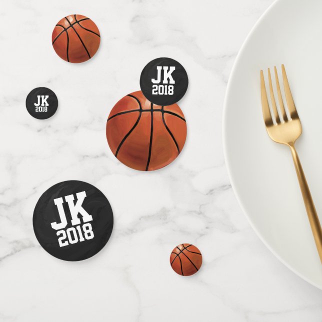Confettis 11sur 12 points de basketball personnalisés (Groupe)