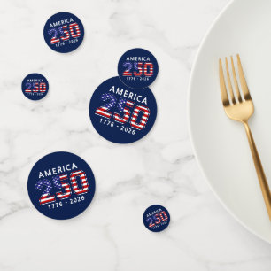 Confettis 250e anniversaire des États-Unis