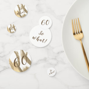 Confettis 60e anniversaire Inspirational Golden Tulip Floral
