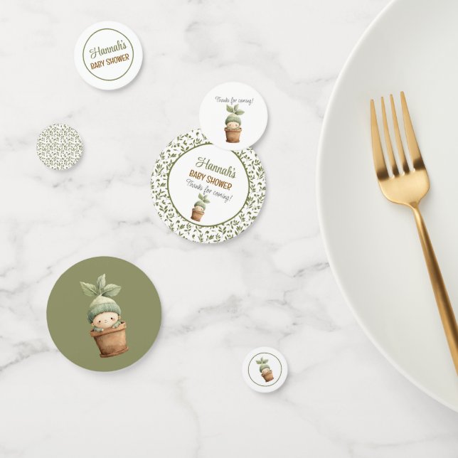 Confettis A Little Sprout on the Way Table (Groupe)