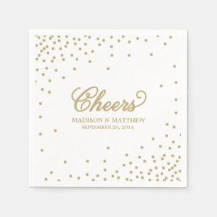 Confettis Acclamations   Serviettes en Papier Pers