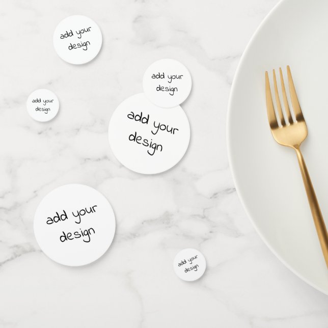 Confettis ajouter votre conception (Groupe)