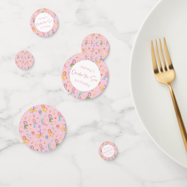 Confettis Anniversaire de Mermaid (Groupe)