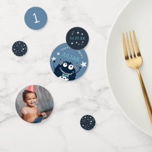 Confettis Ardoise   Petite fête d'anniversaire de Monster pe