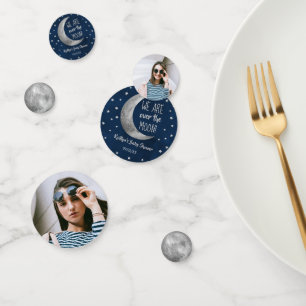 Confettis Au-Dessus De La Lune   Photo Baby shower