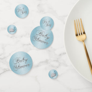 Confettis Baby shower Bébé Parties scintillant bleue