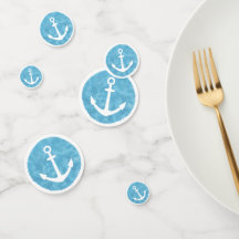 Baby shower bleu Ancre nautique