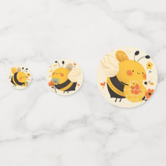 Confettis Baby shower d'abeilles miel