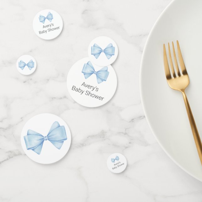 Confettis Baby shower de la ceinture bleue (Groupe)
