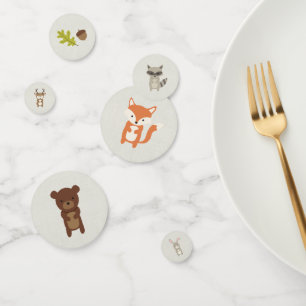 Confettis Baby shower des bois