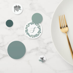 Confettis Baby shower Ours Koala sur mesure initial