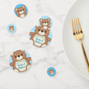 Confettis Baby shower Teddy Bear