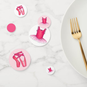 Confettis Ballet Ballerina Pointe Chaussures Tutu Fête d'ann