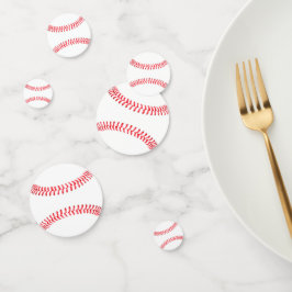 Confettis Banquet d'équipe de baseball/joueur Anniversaire d