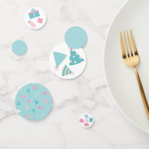 Confettis Bébé mignon Animaux Jardin Fête 1er Anniversaire T