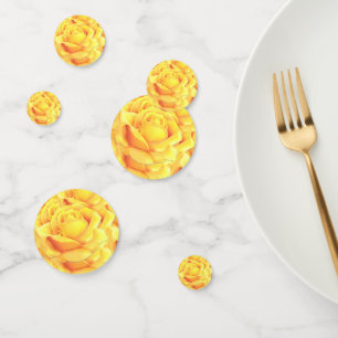 Confettis Belle Rose Jaune