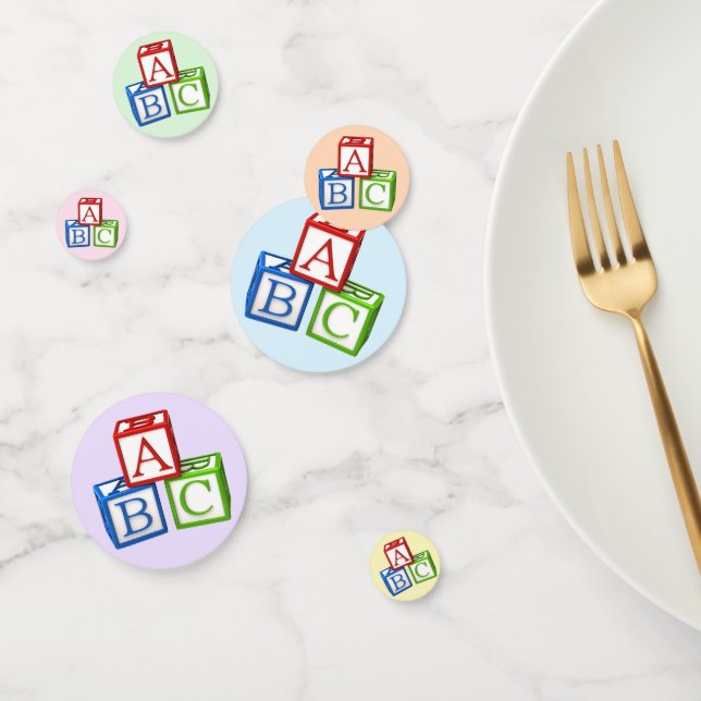 Confettis Blocs ABC (Groupe)