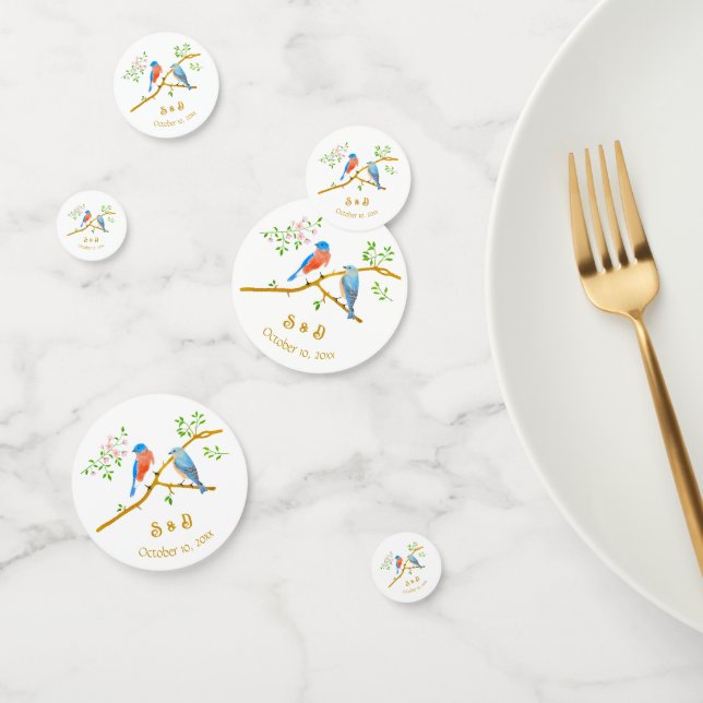 Confettis Bluebirds Wedding (Groupe)