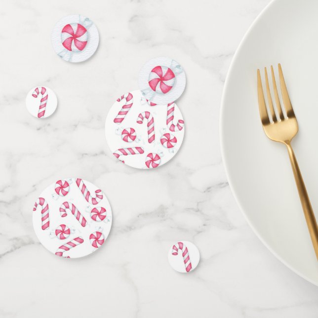Confettis Bonbons à la menthe de Noël (Groupe)