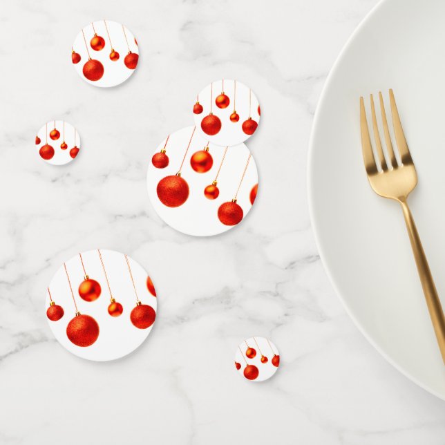 Confettis Boules de Noël (Groupe)