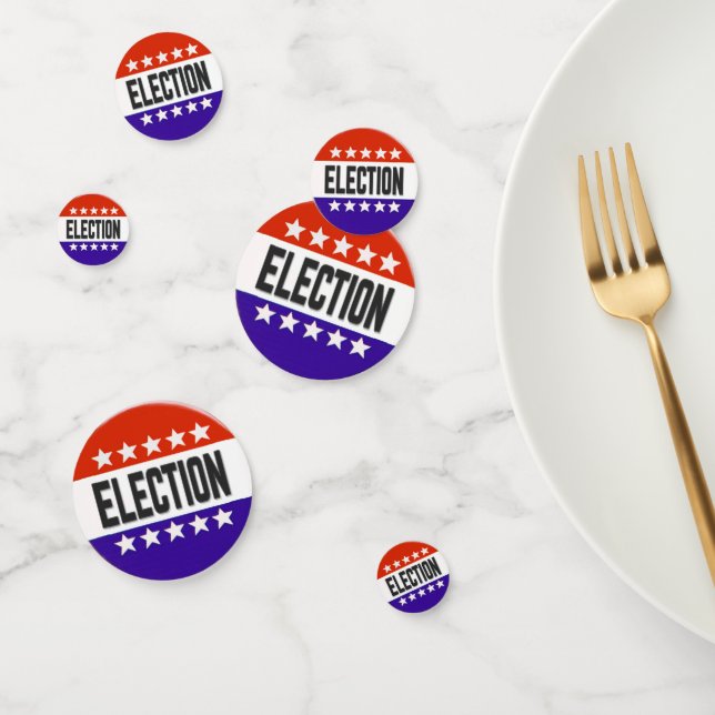 Confettis Bouton Élection (Groupe)