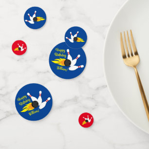 Confettis Bowling Anniversaire de enfant Party Cute Sports