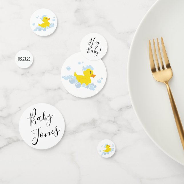 Confettis Canard en caoutchouc (Groupe)