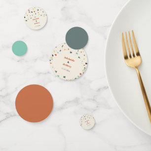 Confettis Carrelage Terrazzo Style Moderne Tons de la Terre