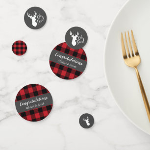 Confettis Chasse aux cerfs Lodge Baby shower Antlers