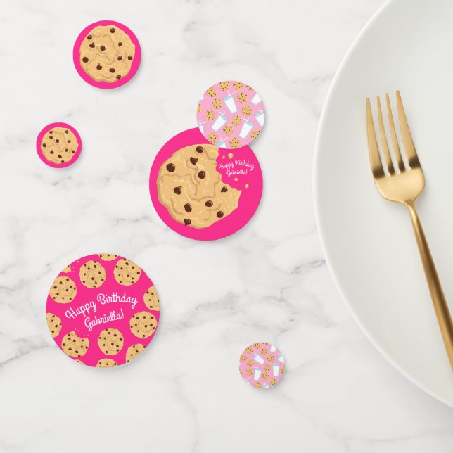 Confettis Chocolat Chip Cookie Enfants 1er Anniversaire Fête (Groupe)