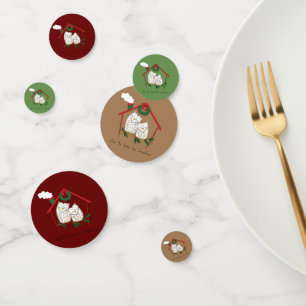 Confettis Chouette de Noël Be Accueil mignonne