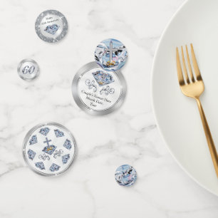 Confettis chrétiens de décorations d'anniversaire