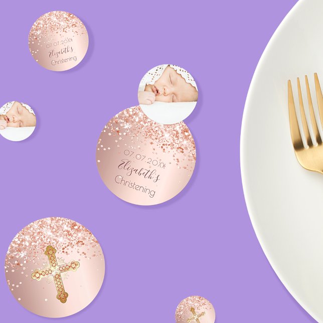 Confettis Christine rose rose rose rose rose rose (Créateur téléchargé)