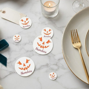 Confettis Citrouille personnalisée Jack O Lantern Halloween