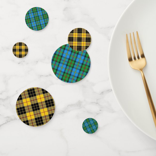 Confettis Clan MacLeod Combo 2 en 1 Celebration Tartan (Groupe)