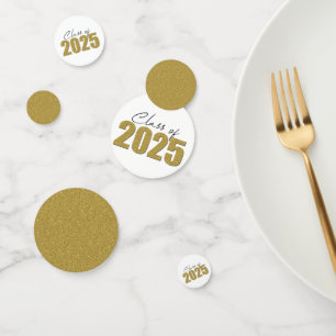 Confettis Classe de Parties scintillant d'or de 2025