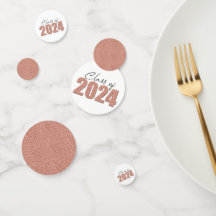 Classe de Parties scintillant or rose de 2024