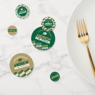 Confettis Classe Green & Gold de n'importe quelle année Part