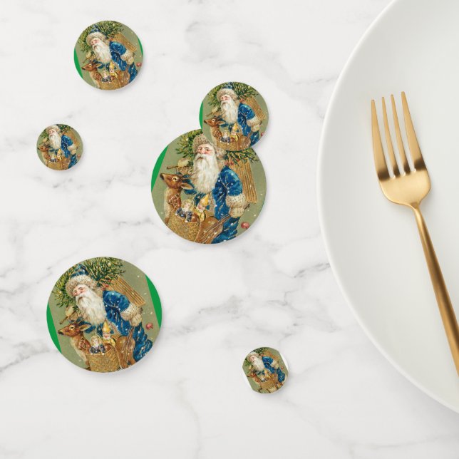 Confettis Clause Vintage Christmas Santa (Groupe)