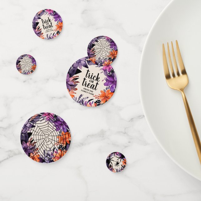 Confettis Collection de germes florales Halloween Elégance é (Groupe)